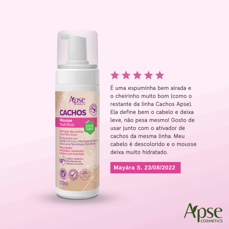 Kit Cachos Finalizadores - Ativador, Gelatina e Mousse (3 ITENS)