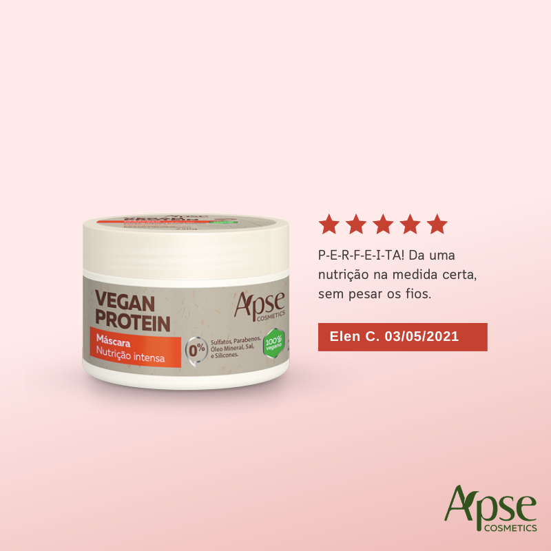 Máscara Vegan Protein Nutritiva 300g - Tratamento Condicionante