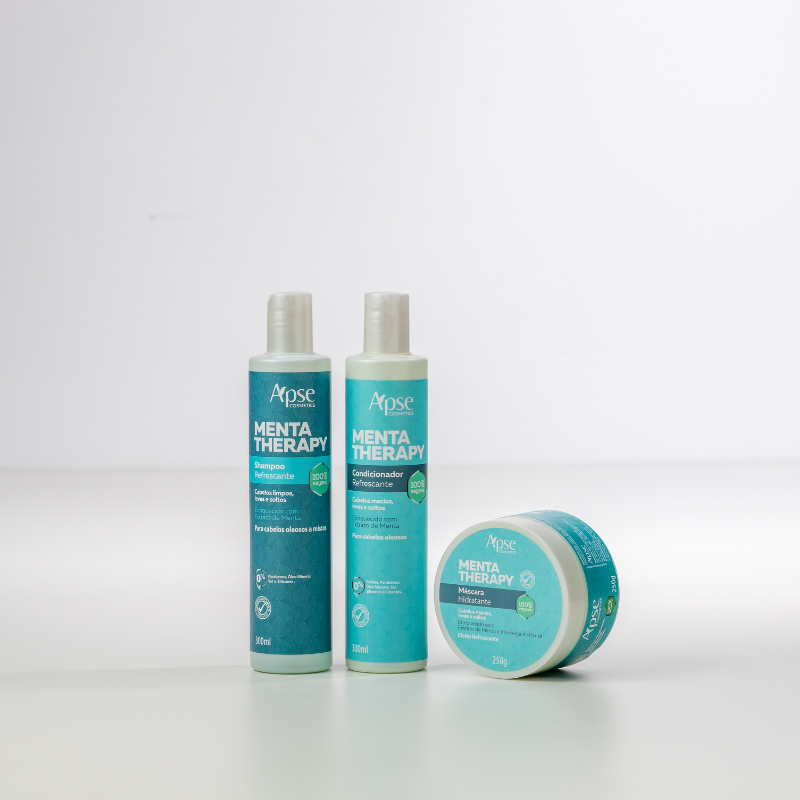 Kit Menta Therapy - Shampoo, Condicionador e Máscara (3 ITENS)