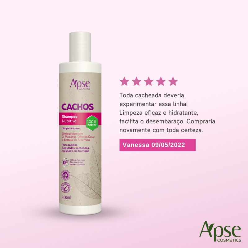 Kit Cachos - Shampoo, Condicionador e Mousse (3 ITENS)